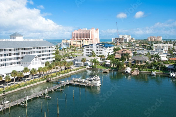 Obraz good view of a sunshine afternoon at Clearwater