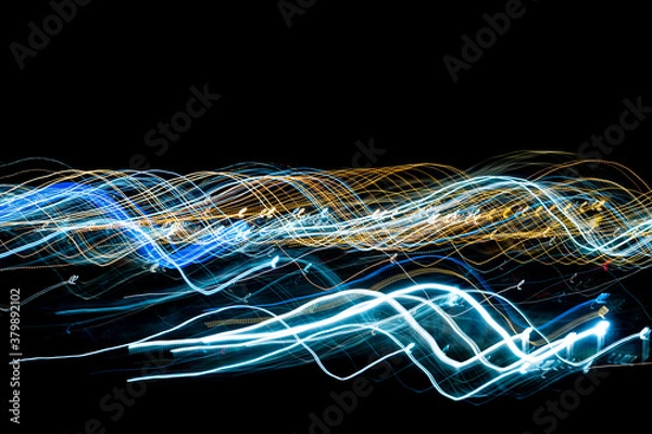 Fototapeta Lightning paint