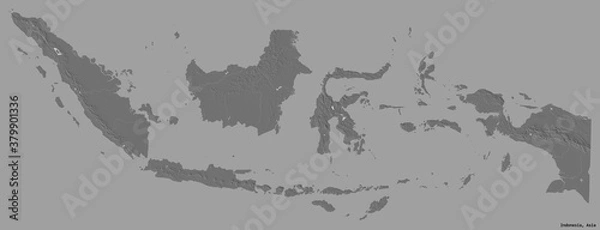 Fototapeta Indonesia on solid. Bilevel