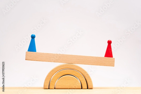 Obraz Demonstrating team dominance