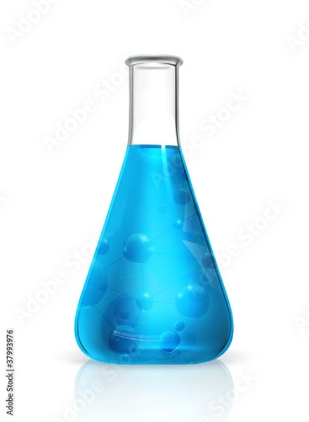 Fototapeta Laboratory flask