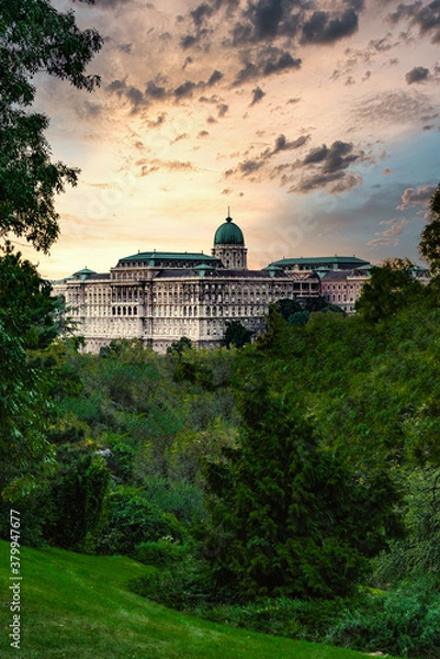 Obraz Budapest Buda Castle at Sunset 