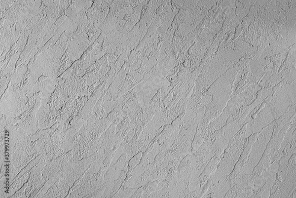 Fototapeta Artistic covering with whte decorative plaster