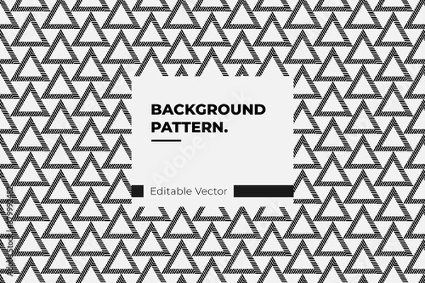 Fototapeta pattern background triangle line abstract design vector for fashion and interior