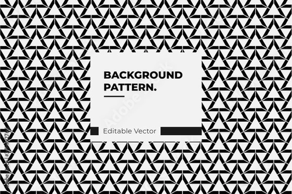 Fototapeta abstract triangle pattern seamless for background design