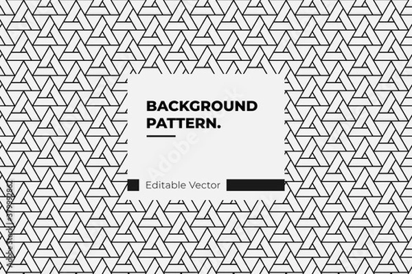 Fototapeta background abstract pattern line triangle black and white for background template