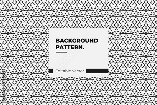 Fototapeta background abstract pattern line triangle black and white for background template
