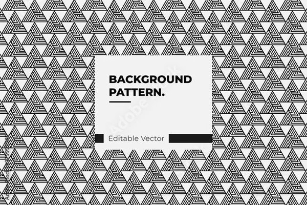 Fototapeta background pattern triangle line monochrome for illustration banner