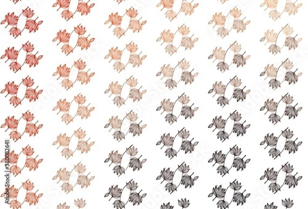 Obraz Light Red, Yellow vector doodle background.