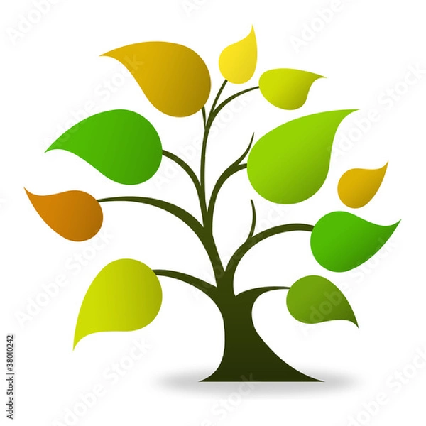 Fototapeta Tree logo