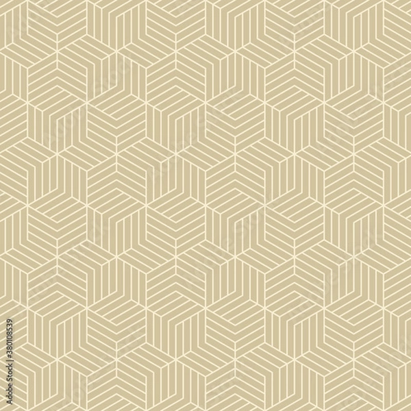 Fototapeta 
Hexagonal art deco pattern background.