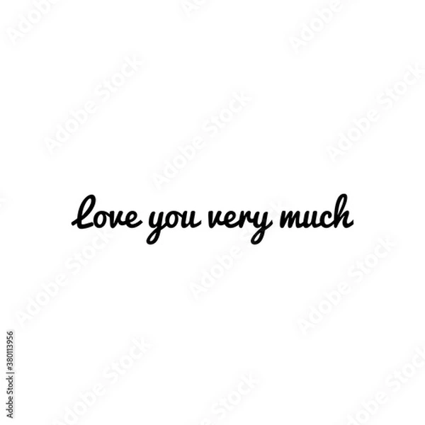 Fototapeta Quote illustration about love