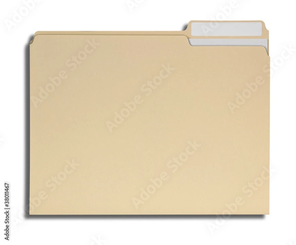 Fototapeta Manilla File Folder