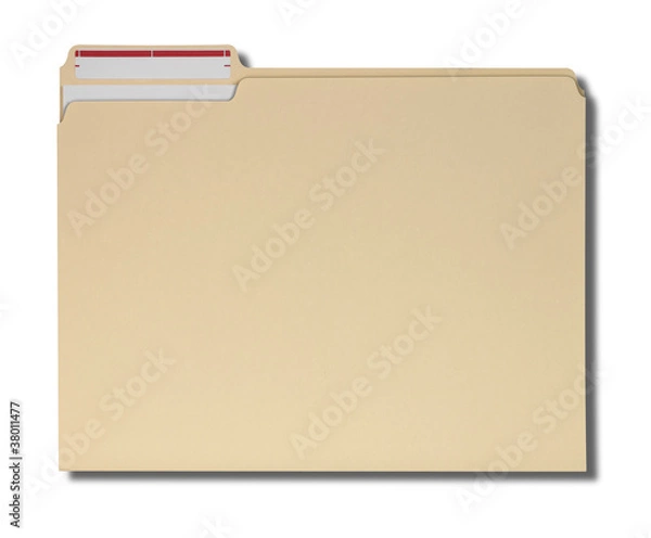 Fototapeta Manilla File Folder