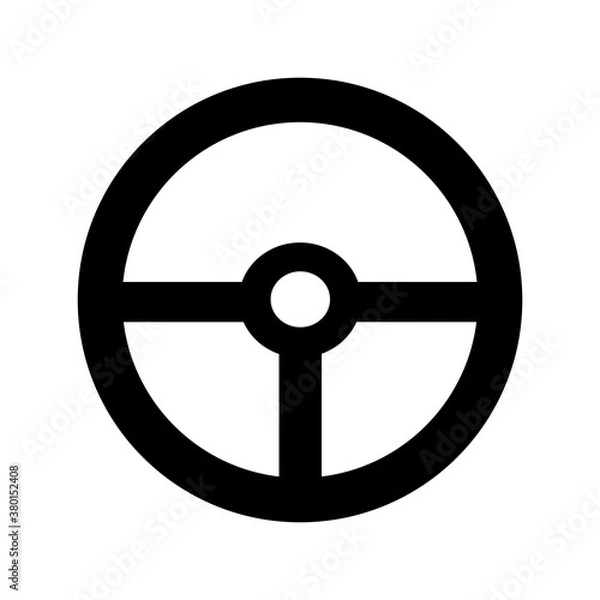 Obraz Steering Wheel Icon Design Vector Template Illustration