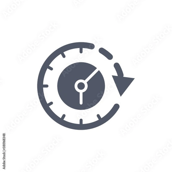 Obraz Clockwise clock