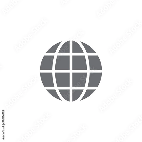 Fototapeta Globe icon