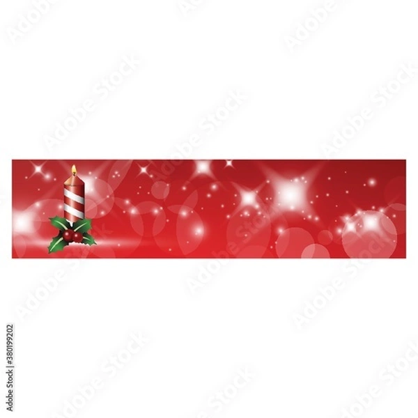 Fototapeta winter web banner design