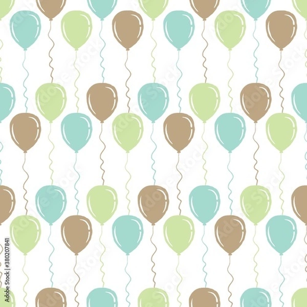 Fototapeta Balloons background design