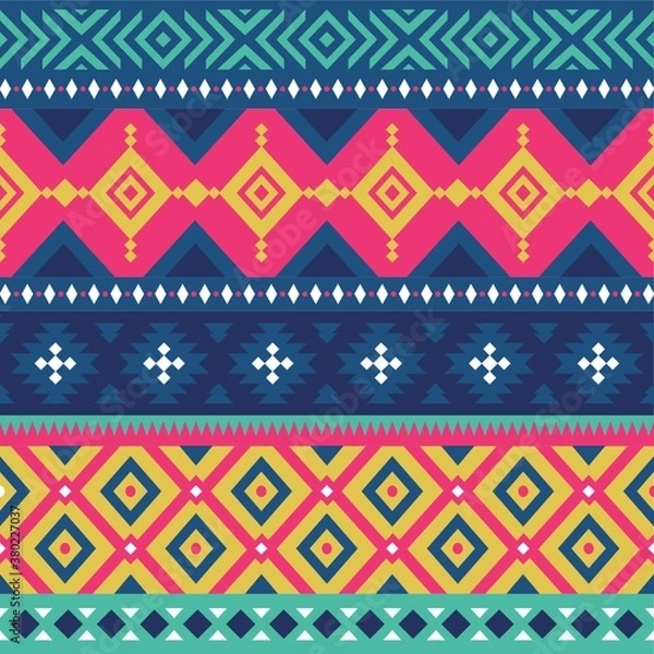Fototapeta aztec pattern design