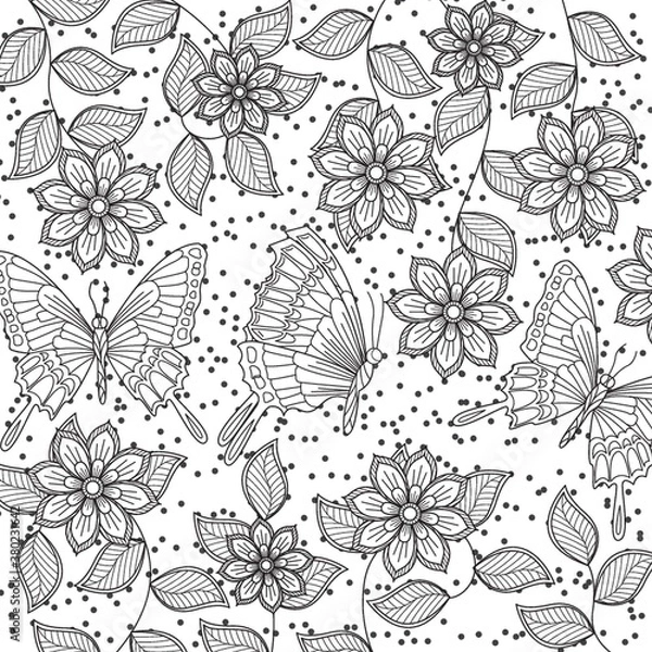 Fototapeta Intricate butterfly design