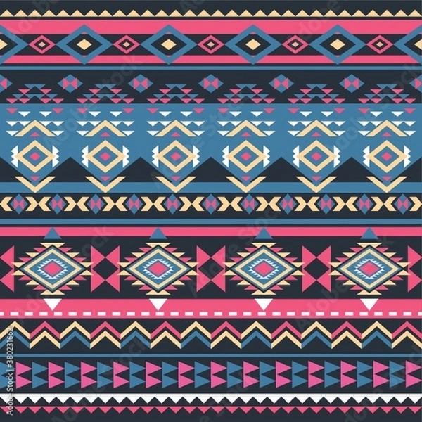 Obraz Seamless aztec background