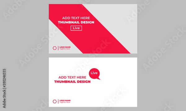 Obraz Thumbnails Design - Vector template 