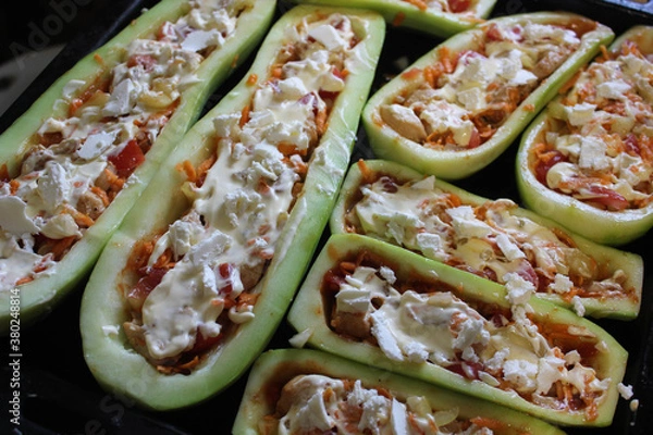 Obraz grilled chicken with vegetables