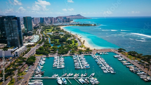 Obraz Kewalo Basin Harbor Honolulu Hawaii