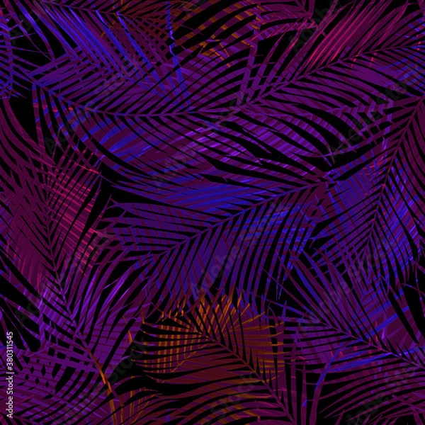 Fototapeta Palm Seamless Repeat Pattern
