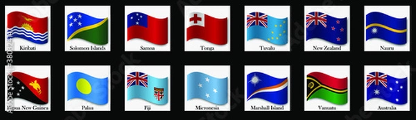 Obraz flags of the world