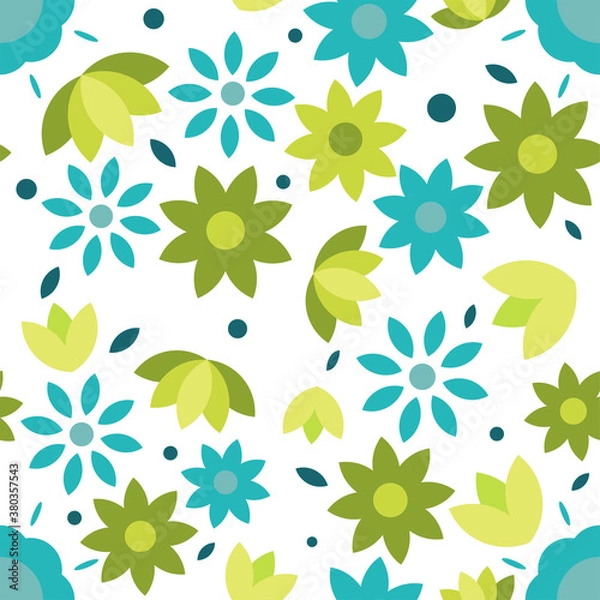 Obraz Flower seamless pattern