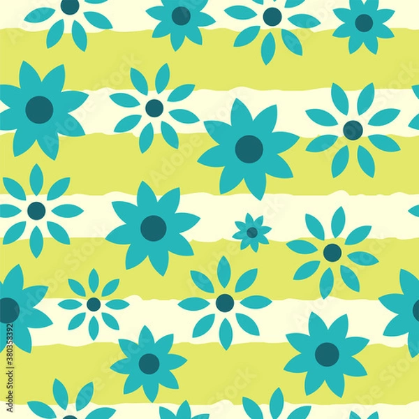 Obraz Flower seamless pattern