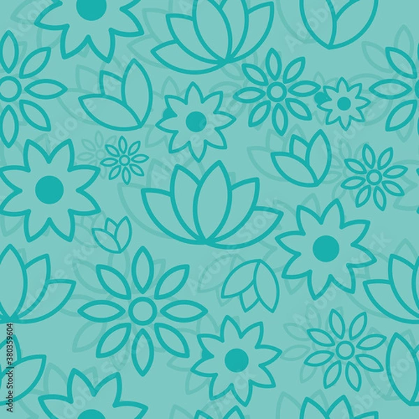 Obraz Flower seamless pattern