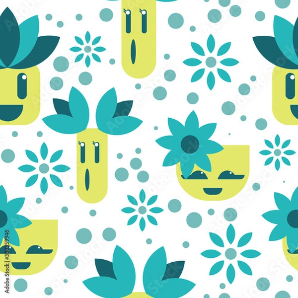 Obraz Flower seamless pattern