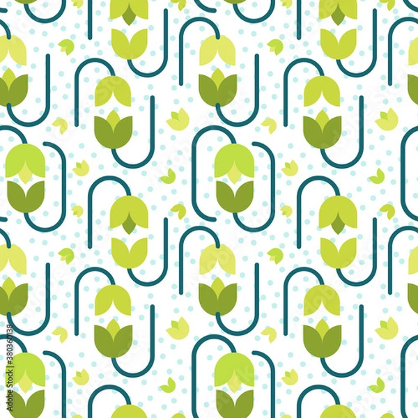 Obraz Flower seamless pattern