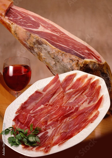 Obraz Fuente de jamón