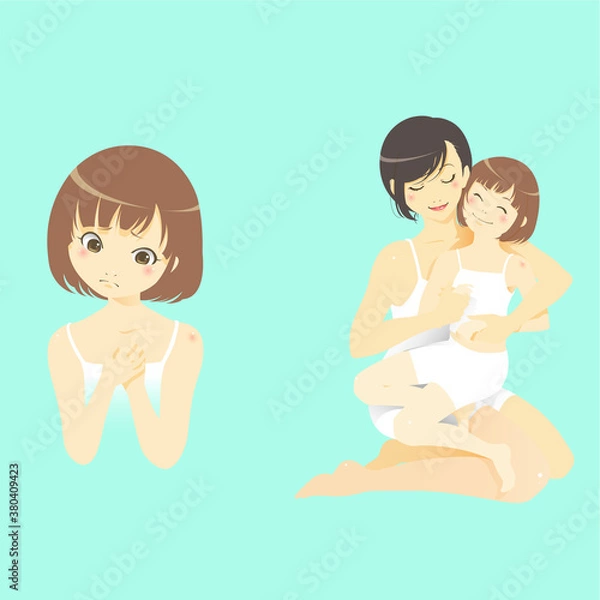 Fototapeta 女の子メンタル