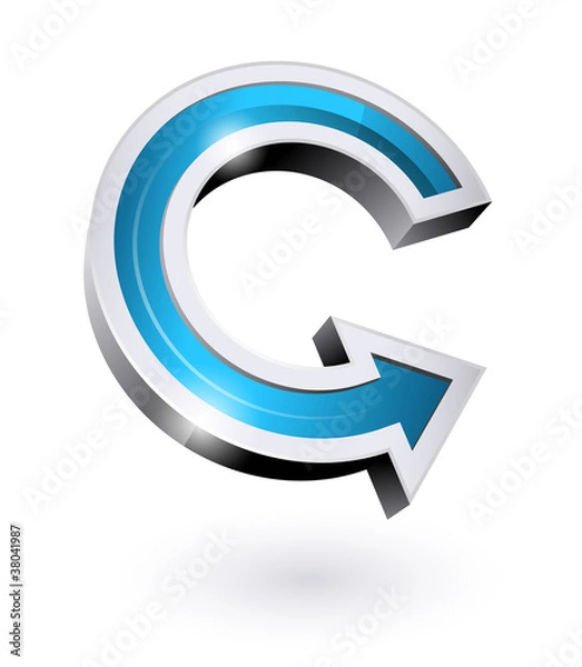 Obraz Refresh Button