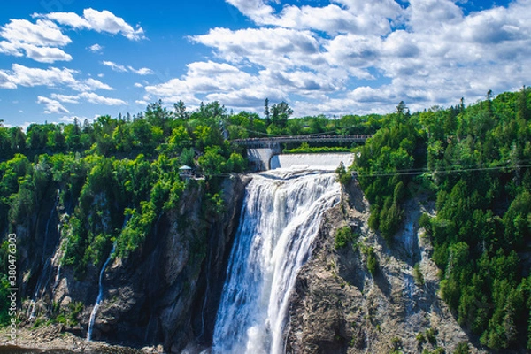 Obraz waterfall in the forest