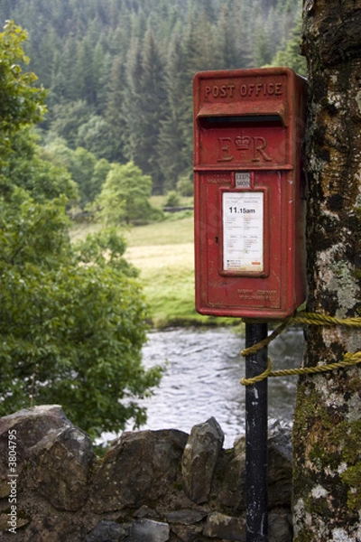 Fototapeta Red Royal Mail Post box