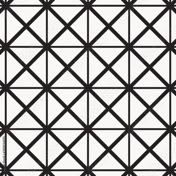 Obraz Geometry of triangle and square on background. vector pattern. pattern is on swatch panel.