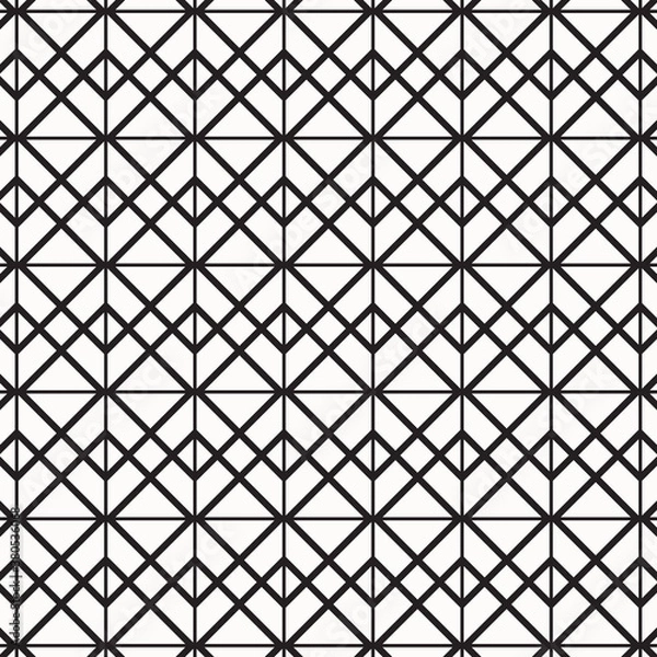 Obraz Geometry of triangle and square on background. vector pattern. pattern is on swatch panel.