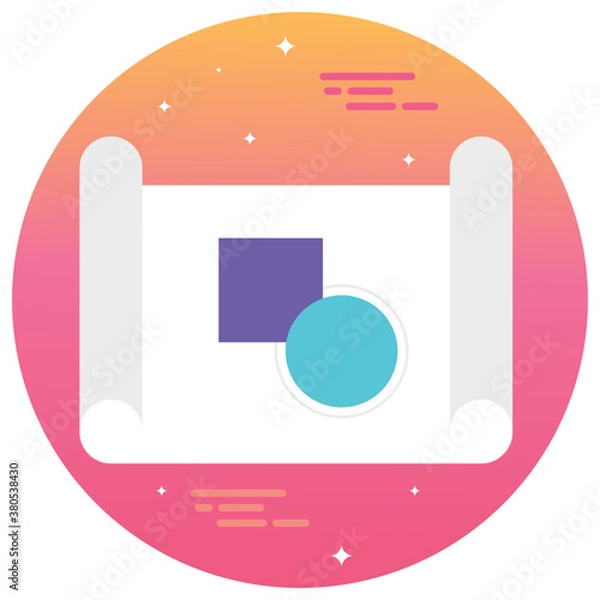 Fototapeta Graphic Chart 