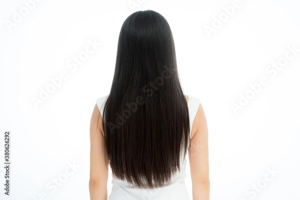 Obraz 髪のイメージ 女性の長いストレートヘア