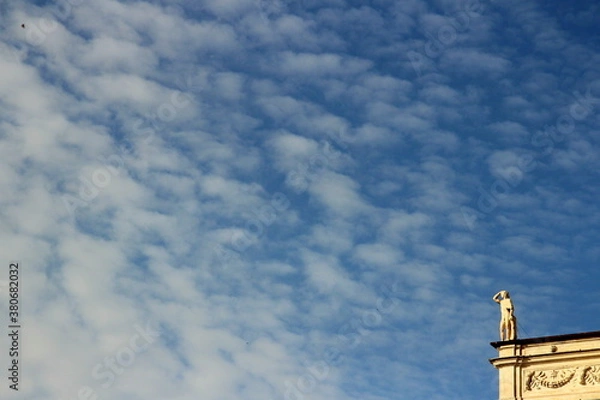 Fototapeta Look forward in the sky with clouds'pattern