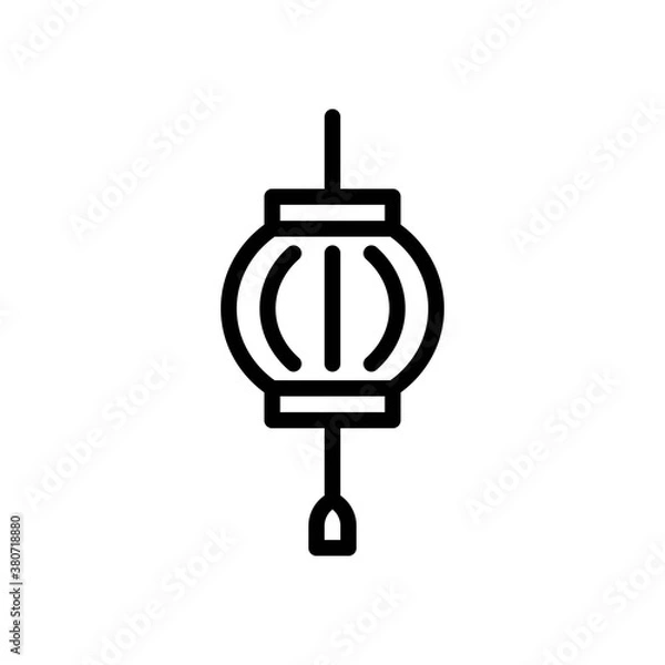 Obraz chines, decorations or gold, lanterns vectors, in lineal style,