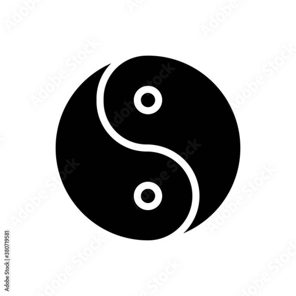 Fototapeta chines, yin yang related, to china new years vectors in solid design,