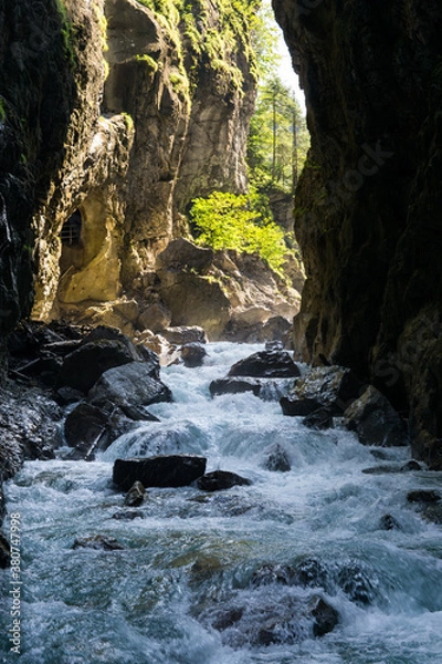 Fototapeta Schlucht Partnachklamm Garmisch