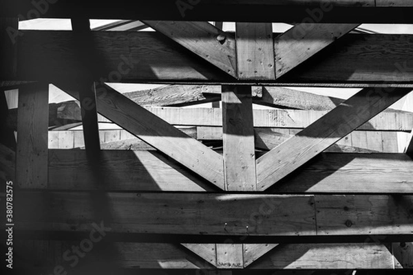 Fototapeta Repeating patterns and shadows